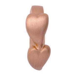 Christina Double Heart rings i rosa sølv køb det billigst hos Guldsmykket.dk her